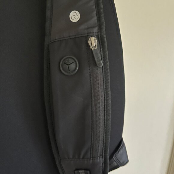 Zella Black Nylon Sling Single Strap Backpack - Picture 9 of 13